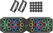 Portable Pushup Board | Foldable Abdominal Training Pushup Board - Fitness Training Boards with Anti-Slip Handle for Training Triceps, Back, Arms, and Chest