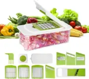 Kitchen Food Chopper Slicer Dicer C333n Chopper with 8 St11111