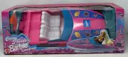 BARBIE OCEAN FRIENDS SPEED BOAT 20" ARCO MATTEL WHITE Pink NRFB