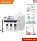 Premium 5-Stage 100GPD RO Water Filtration System with Extra 4 Free Filters