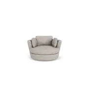 Snuggle swivel armchair