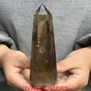 0.57LB Natural Smokey Citrine Quartz Obelisk Quartz Crystal Point Wand XA3007
