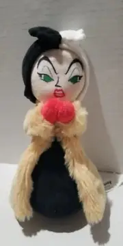 Disney Dog Toy Squeaker Plush 101 Dalmatians Villain Cruella de Vil