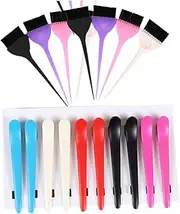 MUSISALY 1 Set 14pcs Hair Dyeing Professional Hair Tint Brush Kit for and Salon Use Durable Barber Tool Random Random Color