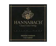 Hannabach Classical 728MT Custom Made Set - Black (Medium)