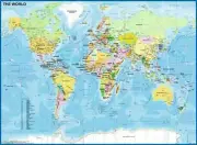 Map of the world Jigsaw Puzzle 200 pc by Ravensburger 8+