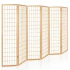 Artiss 6 Room Divider Screen Solid Wood Timber Dividers Panel Fold Stand Privacy