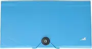 TTO American Style Expanding File Document Folder 12 Pockets Polypropylene Blue Folders