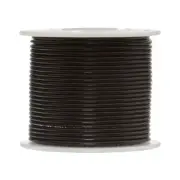 16 AWG Stranded Hook Up Wire, Black, 100 ft, 0.0780" Dia, UL1429, 150V