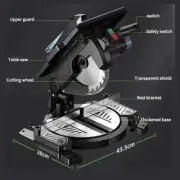 210A Compound Miter Saw Multifunctional Cutting Machine 45° Woodworking
