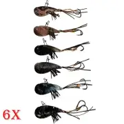 6x Prawn Blades Fishing Lure PB 38 Vibes Vibe Bream Blade Bass Mussel Bloodworm