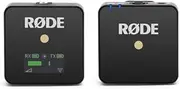 RØDE Wireless GO Ultra-Compact Wireless Microphone System with Built-in Microphone – Black