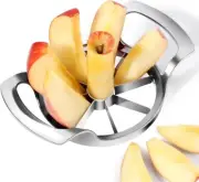Apple Slicer, 8-Slice Apple Slicer Corer,Easy to Use, Time-Saving, Stainless