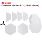 Enhance Your Surfing Skills with 22pcs Clear Surfboard Traction Pad Stickers