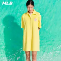 在飛比找momo購物網優惠-【MLB】毛巾布連身裙 長版上衣 舊金山巨人隊(3FOP63
