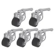 5PCS Pressure Belt Pulley for TN-21 Tape Recorder with Metal Frame Pinch Roller