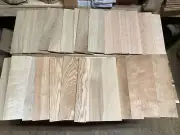 27 pc 3/8" T WHITE OAK Cherry Q/S BLACK Oak MAPLE lumber Wood S2S *FREE SHIPPING