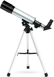 Astronomical Telescope, High-Definition High-Definition Star-Viewing Gift Light Student Refracting Telescope with Tripod Finder Star 90°Mirror