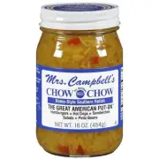 Mrs. Campbell's All Natural Sweet Southern Chow Chow Relish, 16oz (24 Pack)