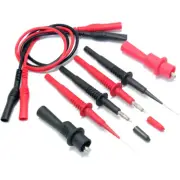 AideTek needle tipped tip test TL809 leads Alligator Clips for Multimeter T20161