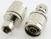 Type F Male to N Male Coax Connector Adapter