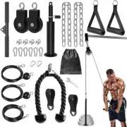 Alpen Home Gym Weight Cable Pulley System 29PCS, Cable Pulley Attachments for Gy