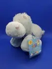 Ganz Webkinz Baby Blue Furry Hippo Beanbag Plush Original New Sealed Code