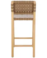 Safavieh Couture Jeremiah Woven Leather Counter Stool