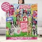 Australian Cattle Quilt Dog Bedding Personalized Bed Gift Many Designs NWT