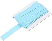 uxcell 3/4 Inch Single Fold Bias Tape Cotton Continuous Bulk Bias Tape for Sewing, Seaming Quilting Hemming Binding Crafts Simple Packaged (Light Blue 10 Yards)