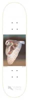 ZERO Dane Burman Barn Owl 8.37 Skateboard Deck