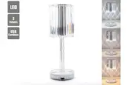 LED Cordless Table Lamp Bedside Touch Control Dimmable LED Portable Night Light 3 Colour Mode USB Rechargeable Tube Shade