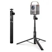 Portable Projector Stand for Outside, 32" Adjustable Projector Stand Tripod f...
