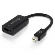 Alogic Elements 20cm Mini DisplayPort to HDMI Adapter (M/F) Black