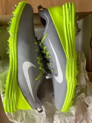 Nike mens Lunar Command 2 Golf Shoes 10.5M 849968-003 Wolf Grey/Volt
