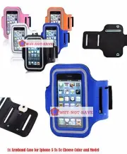 PU Leather Sport Armband Case Cover Holder for Apple Iphone 5 5th Gen 5S 5C new