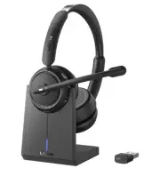 LEVN Wireless Headset with Microphone, Bluetooth Headset with Noise Canceling/