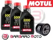 3 LT Maintenance Kit Oil Filter MOTUL 5000 10W40 YAMAHA TMAX XP SP T MAX 500 530