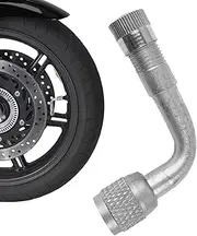 Tyre Extension Valve | 90 Degree Curved Air Tyre Stem Extension Valve Automatic Scooter Valve Extension for Car, Truck,