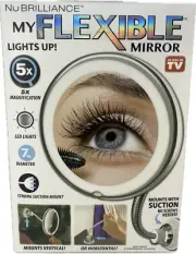 My Flexible Illuminated Mirror, 5x Mag Flex, Bendable Neck - As Seen On TV New