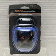Shock Doctor Anti Microbial Blue Mouthguard Case~BRAND NEW!