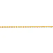 9ct Gold 50cm Solid Diamond-cut Trace Chain