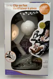 Dream Baby Clip On Fan Stroller Buddy New in Box Battery Operated white