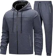 [RYLY rexperformance] Mens 2 Piece Tracksuit Casual Sweatsuits Full Zip Track Suits Jogging Athletic Suit Sets