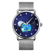 Men's casual watch with stylish Korean design, precise quartz movement, waterpro