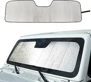 Windshield Sun Shade Front Window Sunshade Heat Shield Sun Visor Sun Blocker Protector Cover for Jeep Wrangler JL Gladiator JT 2024 2025 Interior Accessories