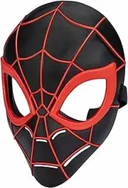 Spider-Man Marvel Across The Spider-Verse Miles Morales Mask for Kids Roleplay and Costume Dress Up, Marvel Toys for Kids Ages 5 and Up