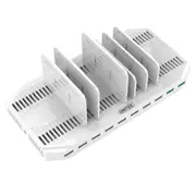 Unitek Y-2190A 10 Port USB Smart Charging Station (8 Port 2.4A Type A + 2 Port [Y-2190A]