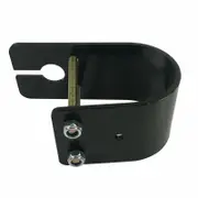 50mm Bullbar Mount Wrap Around Black Slotted Bracket Fit For Antenna UHF CB