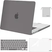 MOSISO Compatible with MacBook Pro 16 inch Case 2025 2024 2023 2022 2021 M4 M3 M2 M1 A3403 A3186 A2991 A2780 A2485 Pro Max, Plastic Hard Shell&Keyboard Cover&Screen Film&Storage Bag, Gray